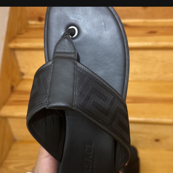 Versace leather  sandals